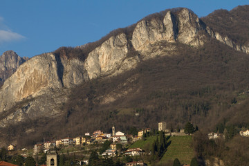 Fototapeta na wymiar Panorama della Lombardia
