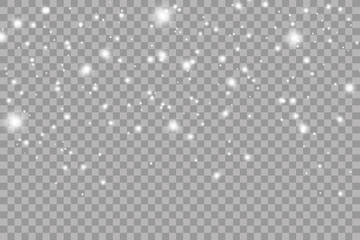 Glow light effect. Vector illustration. Christmas flash.Star dust. Decoration for advertising