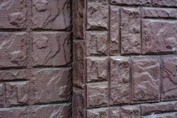 Stone block wall plate