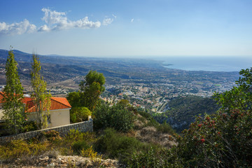 view of the village in Cyprus