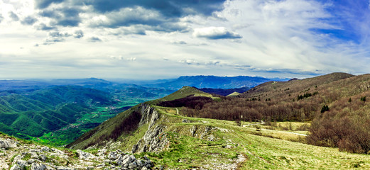 In the embrace of the Nanos plateau, Slovenia, 2014.