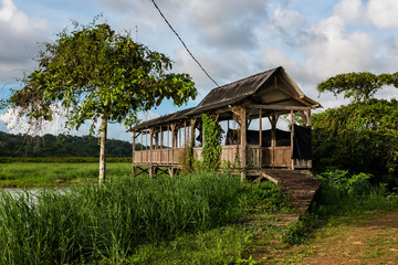 Fototapeta na wymiar Village de Kaw