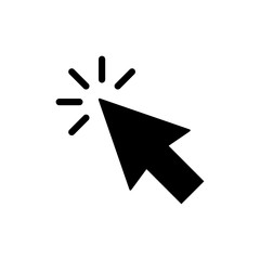 Arrow cursor icon symbol vector