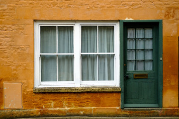 Green door in UK