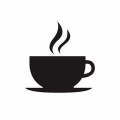Coffee cup vector icon.