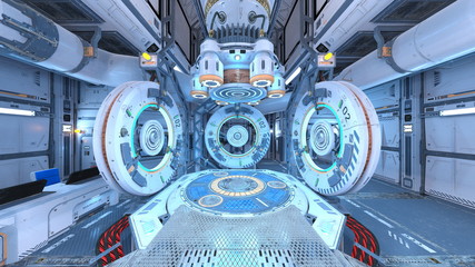  宇宙船内部 © tsuneomp