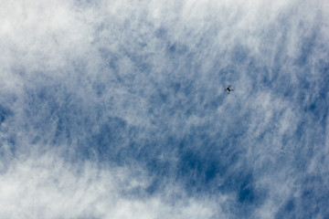 drone in the sky