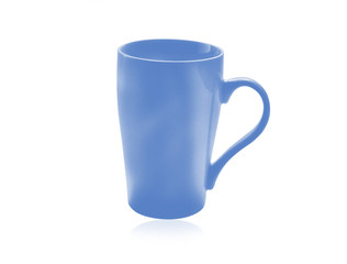 ceramic cup on white background