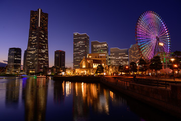 Naklejka premium 横浜の夜景