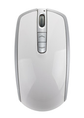 computer mouse top view clipping path