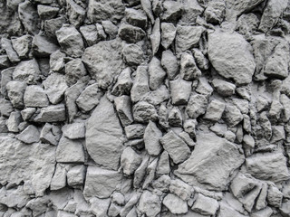 Very nice horizontal modern stone wall for pattern and background