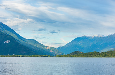 Lake Como summer view, Italy