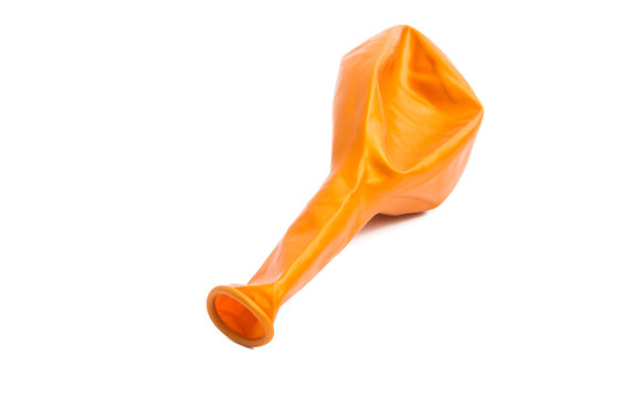 colored balloons isolated