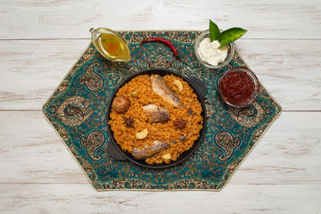 Yemeni Style Siadeah - fish Kabsa. Mixed rice dishes that originates in Yemen. Middle eastern...