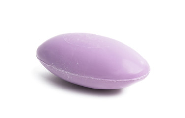 Obraz na płótnie Canvas lavender soap isolated