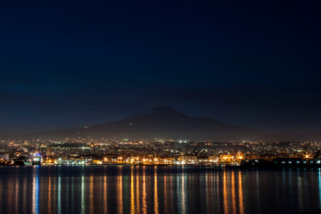 Fototapeta premium Catania and Etna
