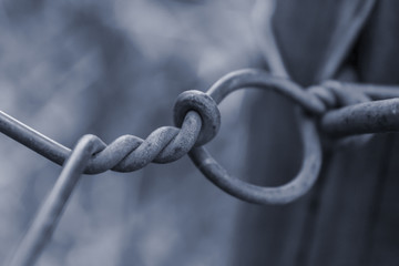 barbed wire element texture close-up