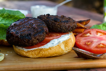 Plant based burger