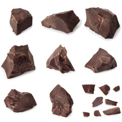 collection of chocolate pieces