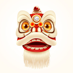 Chinese New Year Lion Dance Head