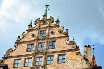 Obraz premium Fembohaus mit Sonnenuhr, Nürnberger Altstadt