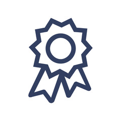 Line icon badge isolated on white background. Vector illustration.