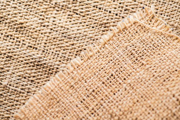 Close up sacks paper use for background