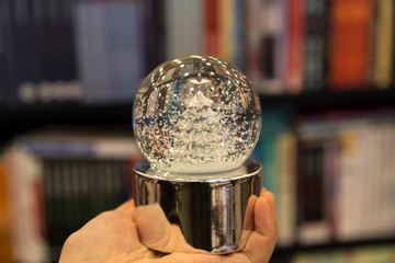 Christmas snow globe