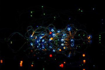 abstract background with lights