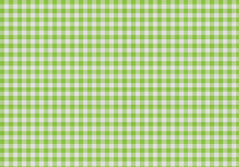 green checkered gingham cotton