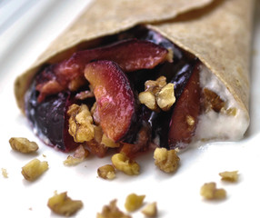 Plum and Pecan Wrap