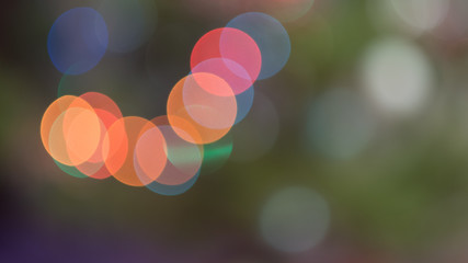 Colourful Light Bokeh effect design artwork season greeting new year party festival holiday