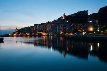  during the sunset, on the ligurian coast