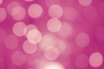 Abstract circular Bokeh pink for background.
