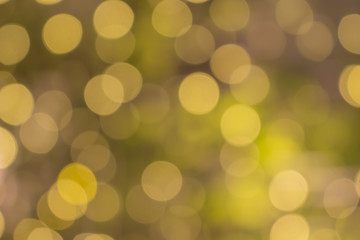 Abstract circular Bokeh yellow for background.