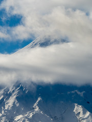 Osorno Behind The Clouds