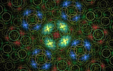 digital generated image in the form of abstract geometric shapes of various shades and colors for use in web design and computer graphics