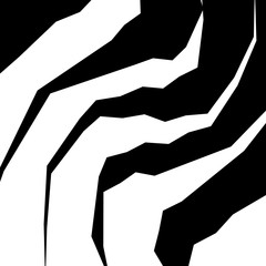 Geometric Simple Zigzag Print, Wave Pattern