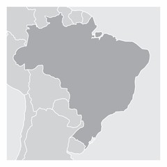 Map of Brazil