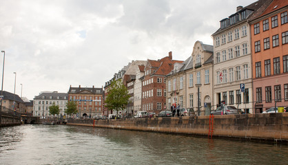 Naklejka na ściany i meble Architecture in Copenhagen at the Sea