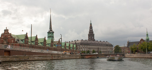 Obraz premium Architecture in Copenhagen at the Sea