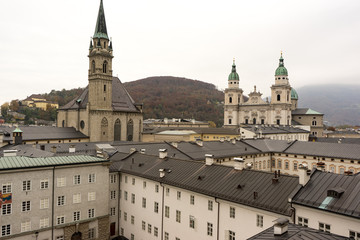 View of Salzburg from Hill over Houses