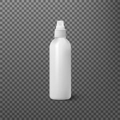 Bottle spray isolated on white background. Vector illustration.