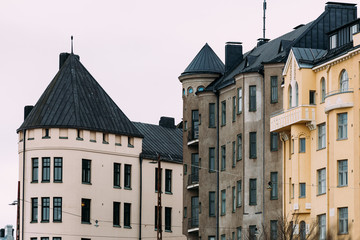 Fototapeta premium Helsinki, Finland - December 15, 2018: Helsinki cityscape