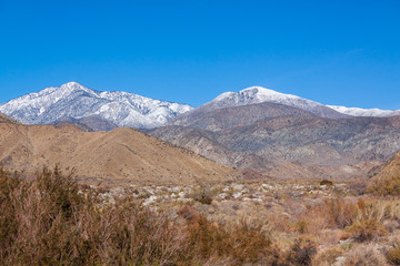 Scenic California Desert Landscape in Fall