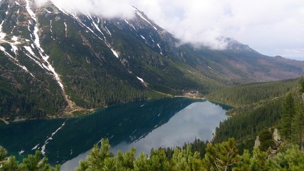 View of Lake Morskie Oko in Zakopane, Poland © Inna