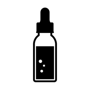 Mixture bottle vector icon