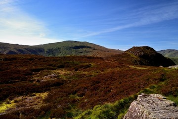 High riase and Sergeant's Crag
