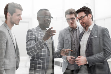 multinational business team discussing new ideas