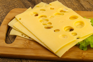 Sliced cheese